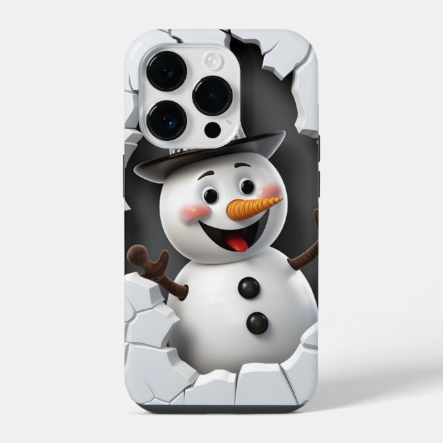 Natal do Boneco de Neve 3D (Verso)