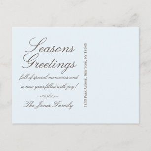 Natal do Calçado chic - Cartão postal / RSVP / C