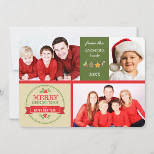 Natal do Modelo de Fotografia de Imagens Verdes Do