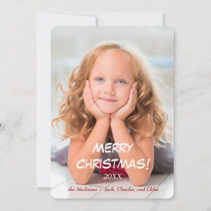 Natal do Modelo de Fotografia Moderna Vermelha das