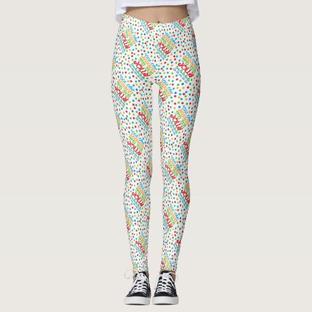Natal é a época das leggings padronizadas (Frente)
