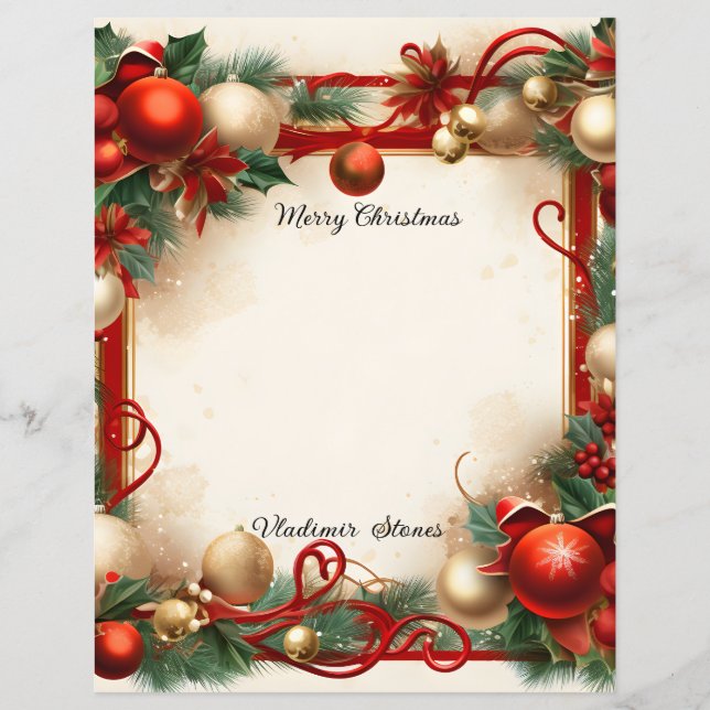 Natal e Férias (Frente)