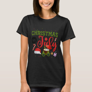 Natal Em Julho Camisetas Engraçadas Do Papai Noel