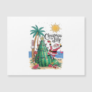 Natal em Julho Melancia Árvore de Natal Papai Noel