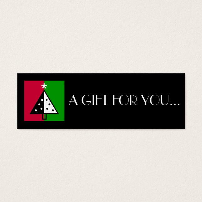 Natal | Etiquetas para presentes de férias (Frente)