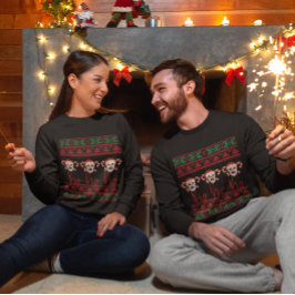 Natal Feio, Suéter Ho Ho Ho Skeleton Natal