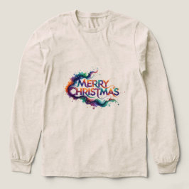 NATAL FELIZ BELLA+CANVAS CAMISA LONGA TRI BLEND