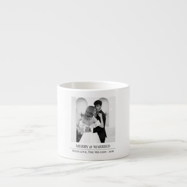 Natal Feliz & Casados - Caneca Personalizada para  (Frente)