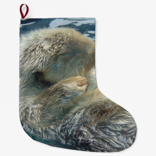 Natal Grande Meia da lontra de mar do sono