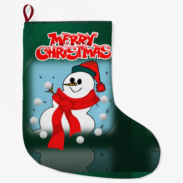 Natal Grande Meia de Natal, Boneco de Neve (Frente)