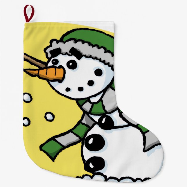 Natal Grande Meia de Natal, Boneco de Neve (Frente)