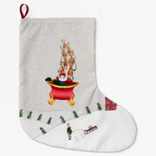 Natal Grande Meia de Natal, Papai Noel Vintage