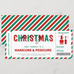 Natal Manicure Pedicure Gift Voucher Mani