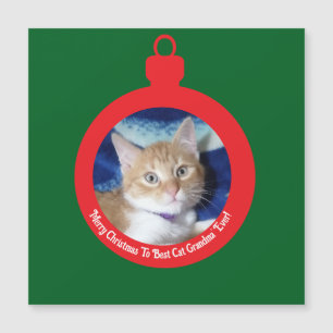 Natal, Melhor Avó de Gato', Cartão Magnético