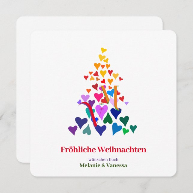 Natal minimalista (Frente/Verso)