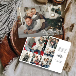 Natal Minimalista com Cartão de Foto