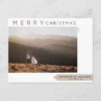 Natal mínimo | Pinheiros e Cartões com fotos