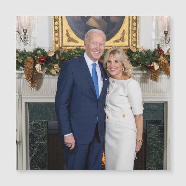 Natal na Casa Branca Presidente Joe Biden Foto (Frente)