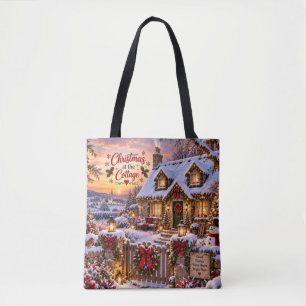 Natal na Cottage Winter Tote