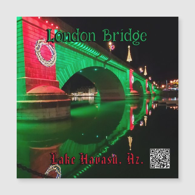 Natal na Ponte de Londres, Lago Havasu, Az. (Frente)