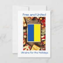 Natal na Ucrânia, cartão de Natal
