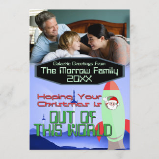 Natal No Cartão com fotos Espacial