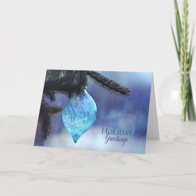 Natal no cartão do feriado da natureza (Frente)