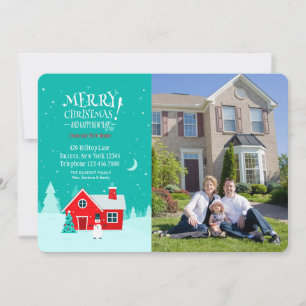 Natal no nosso novo Cartão com fotos de Natal