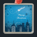 Natal no ornamento personalizado da cidade<br><div class="desc">Natal no ornamento da cidade.</div>