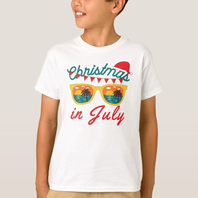 Natal No T-Shirt De Julho (Frente)