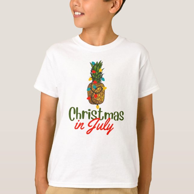 Natal No T-Shirt De Julho (Frente)