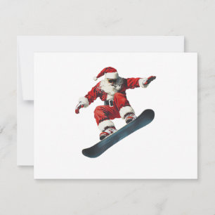 Natal Papai Noel Snowboard Esqui Esquiador