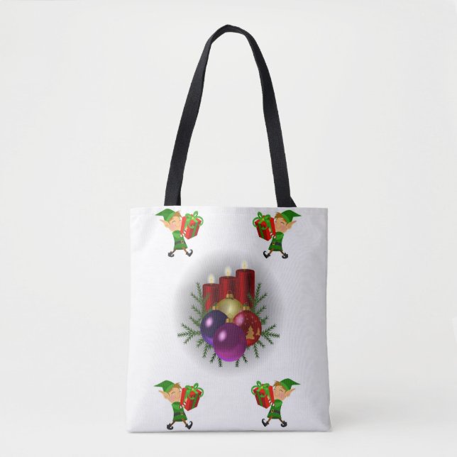 Natal para a bolsa de tote (Frente)