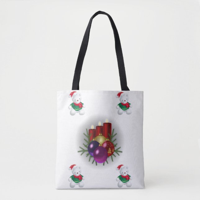 Natal para a bolsa de tote (Frente)