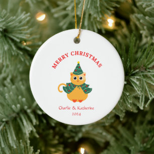 Natal personalizado do enfeites de natal o