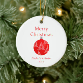 Natal personalizado do enfeites de natal o