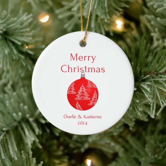 Natal personalizado do enfeites de natal o (Árvore)