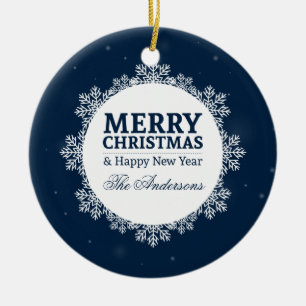 Natal personalizado e Ano Novo Ornamento