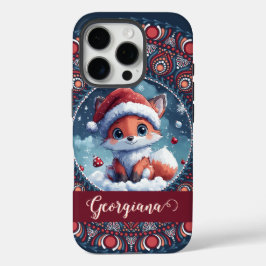 Natal Personalizado Kawaii Fox Dot Mandala