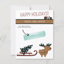 Natal Personalizado, Presente Pequeno, Cartões De 