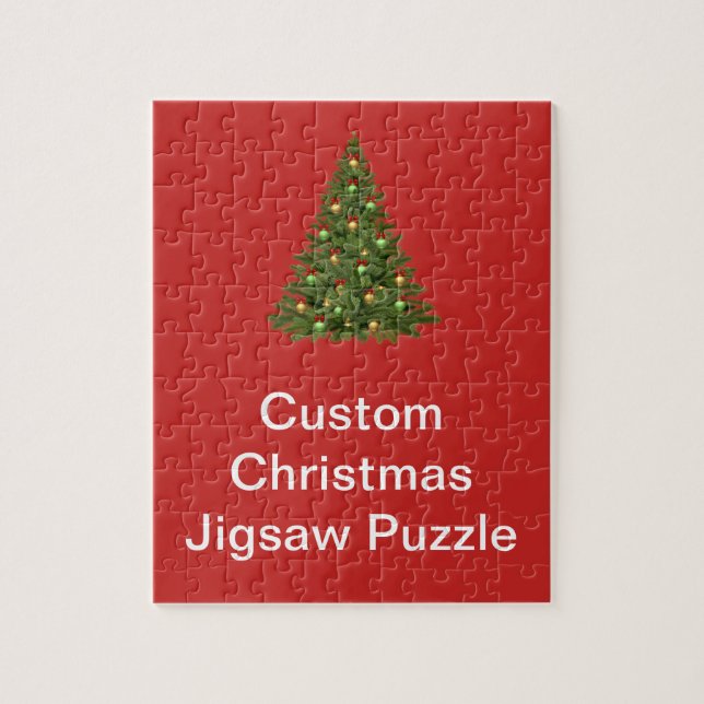 Natal personalizado, Quebra-cabeça de Jigsaw (Vertical)