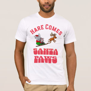 Natal, Rabbit Themed Canvas T-Shirt