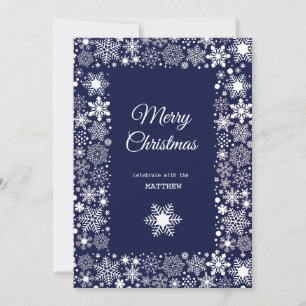 Natal Red Berry Wreath Convite