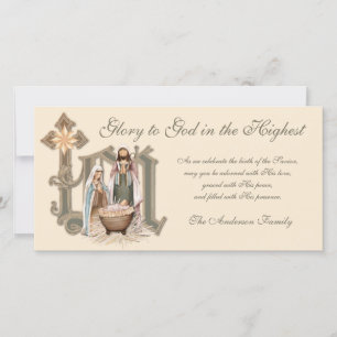 Natal Religioso Santa Família Jesus Mary Joseph