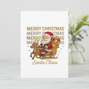 Natal Retro Papai Noel Vintage Feriado