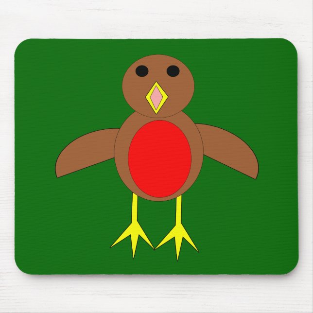 Natal Robin Mousepad (Frente)