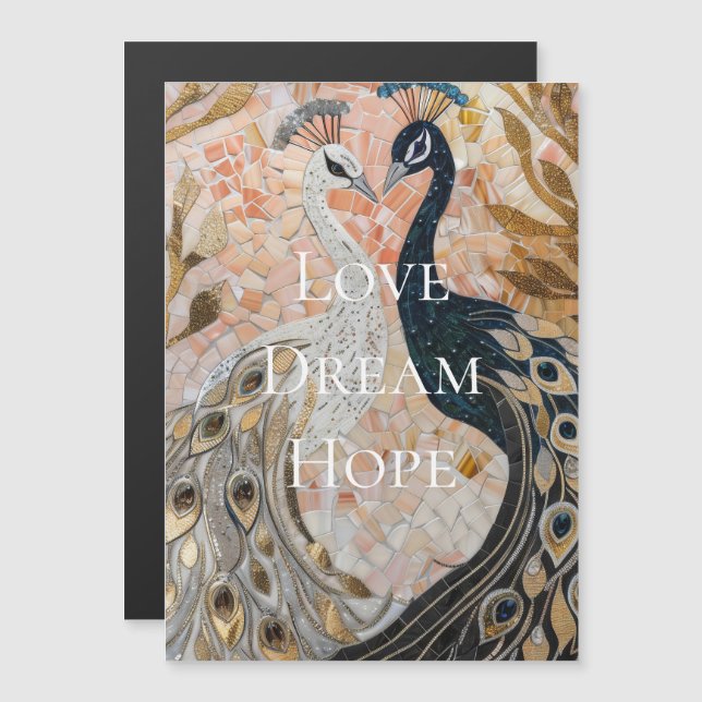 Natal Rosa Dourado do Pavão Bonito (Frente/Verso)