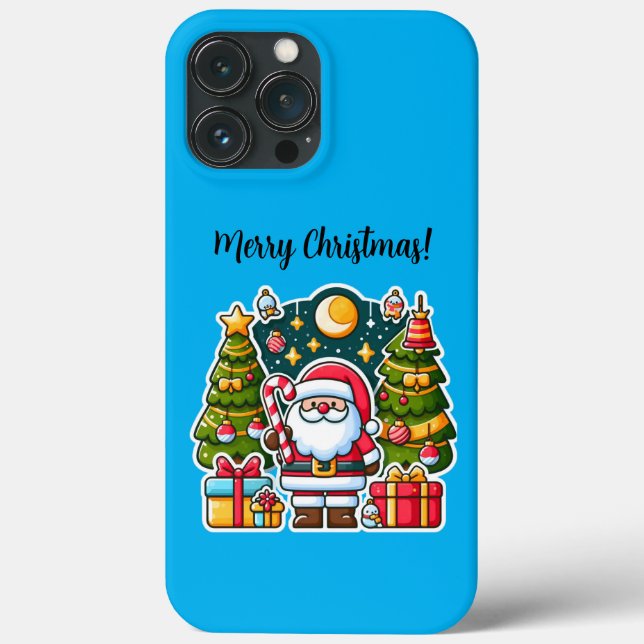 Natal Santa Claus iPhone 13 Pro Max Case (Verso)
