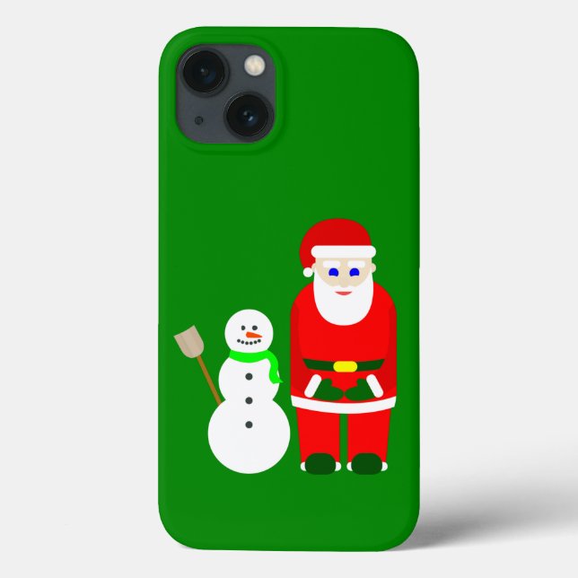 natal santa claus snowman bonitinho (Verso)