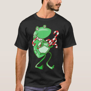 Natal sapo — Sapo, Camisa T-Shirt Candy Cane Xmas